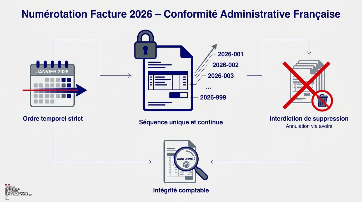 Conformité de la numérotation des factures pour les entreprises du bâtiment en 2026